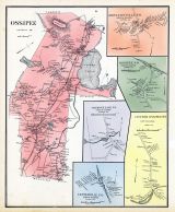 Ossipee, Ossipee Town, Ossipee Center, Moultonville Town, Watervillage, Centerville Town, New Hampshire State Atlas 1892